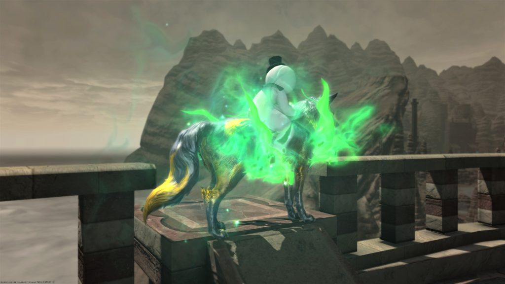 Ff14 マウント 龍のカムイ うさねこ散歩