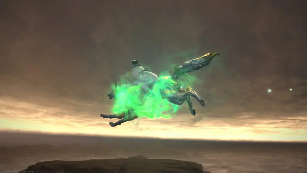 Ff14 マウント 龍のカムイ うさねこ散歩