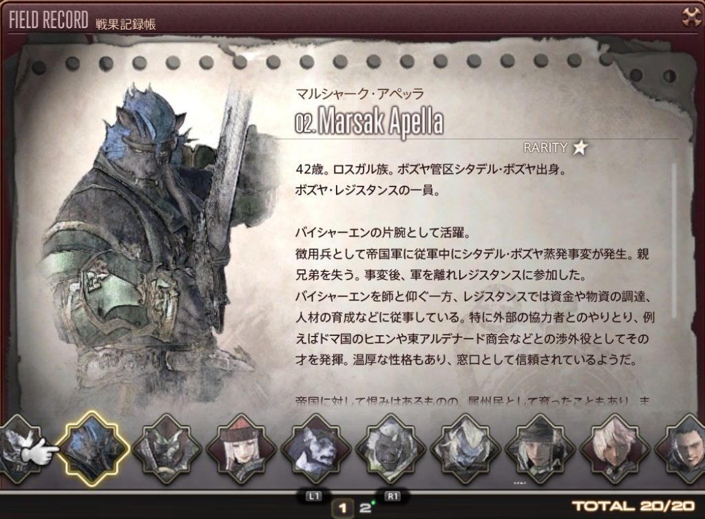 Ff14 戦果記録を集めた話 南方ボズヤ戦線 うさねこ散歩