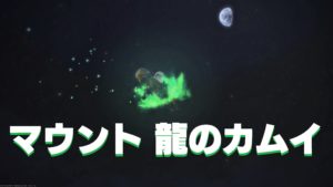 FF14　マウント　龍のカムイ