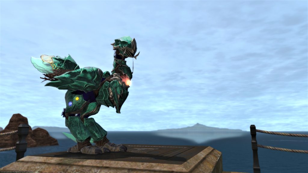Ff14 エメラルド バード チョコボ装甲 うさねこ散歩
