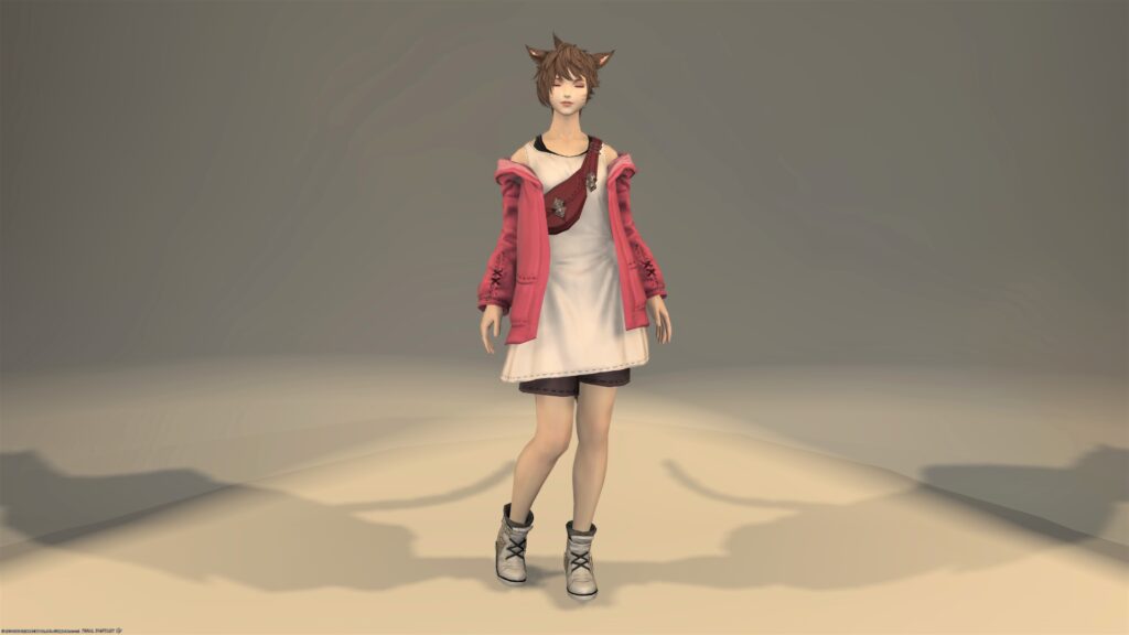 Ff14 カジュアル シリーズ おしゃれ装備 5 41 うさねこ散歩