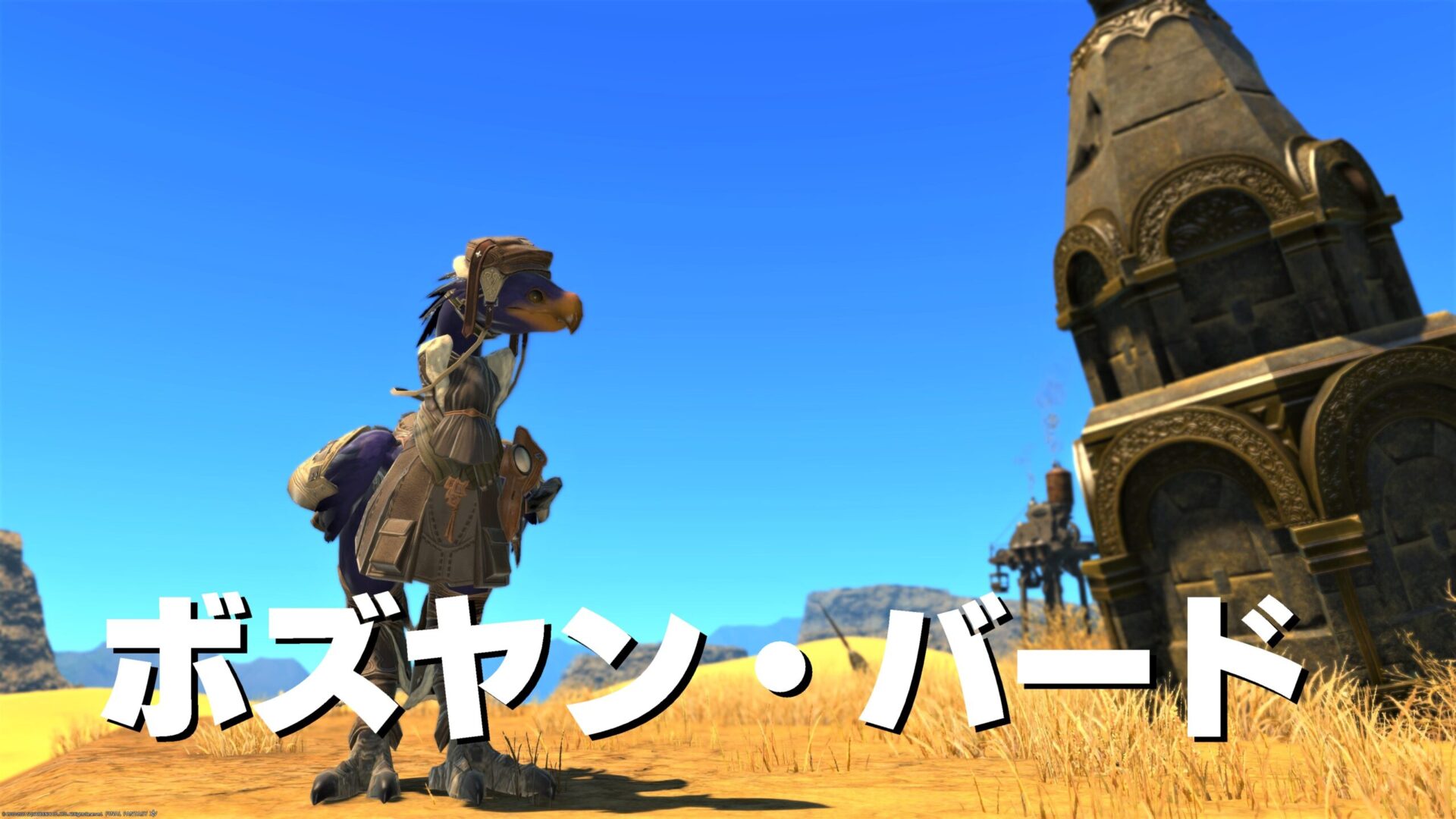 Ff14 ボズヤン バード チョコボ装甲 うさねこ散歩