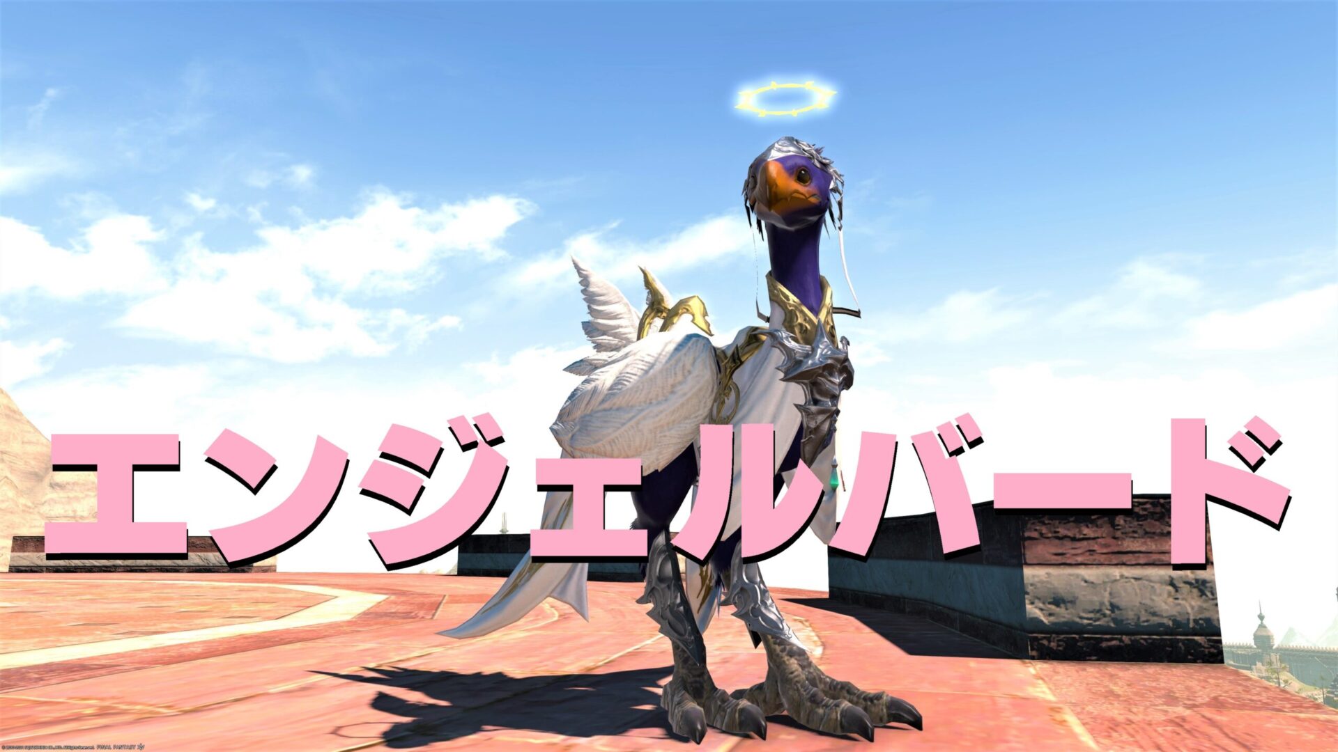 Ff14 エンジェル バード チョコボ装甲 うさねこ散歩