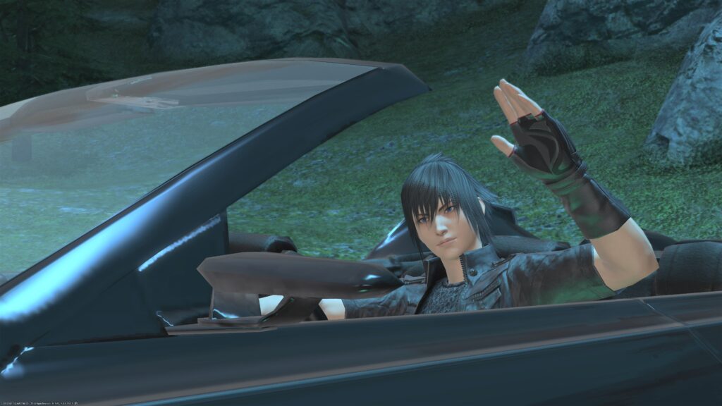 Ff14 Ff15コラボ やってみた マウント レガリア Type G ルシス王子服 オーケストリオン うさねこ散歩