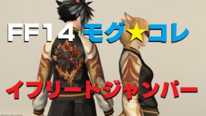 FF14　イフリートジャンパー モグコレ伝承で交換して取得した♪