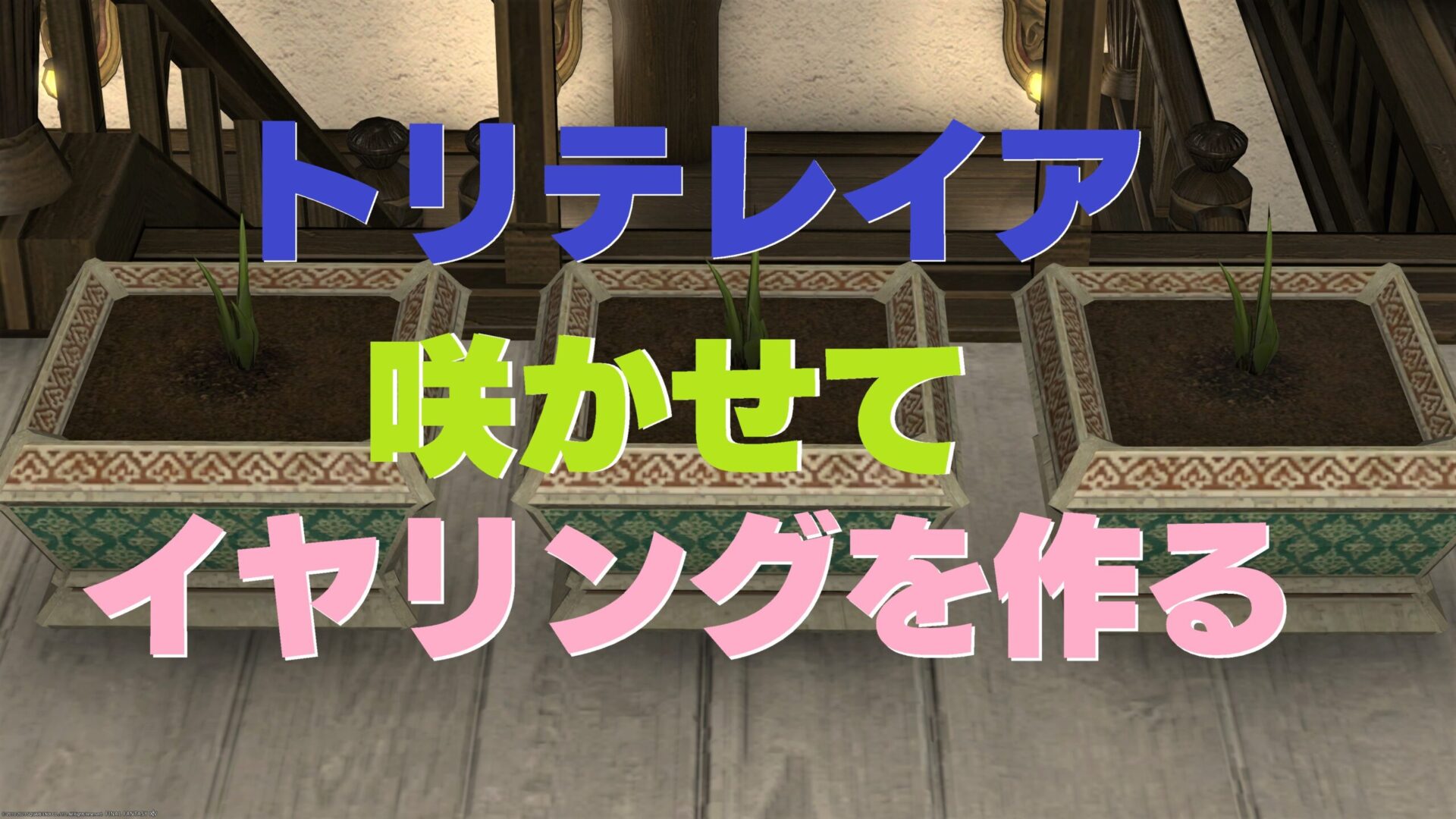 Ff14 トリテレイア トリテレイア イヤリング 暁月6 0 うさねこ散歩