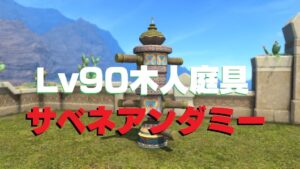 FF14 6.0 レベル90用の木人庭具「サベネアンダミー」入手方法
