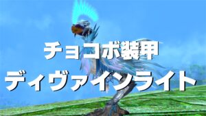 FF14 ディヴァインライト・バード【チョコボ装甲】