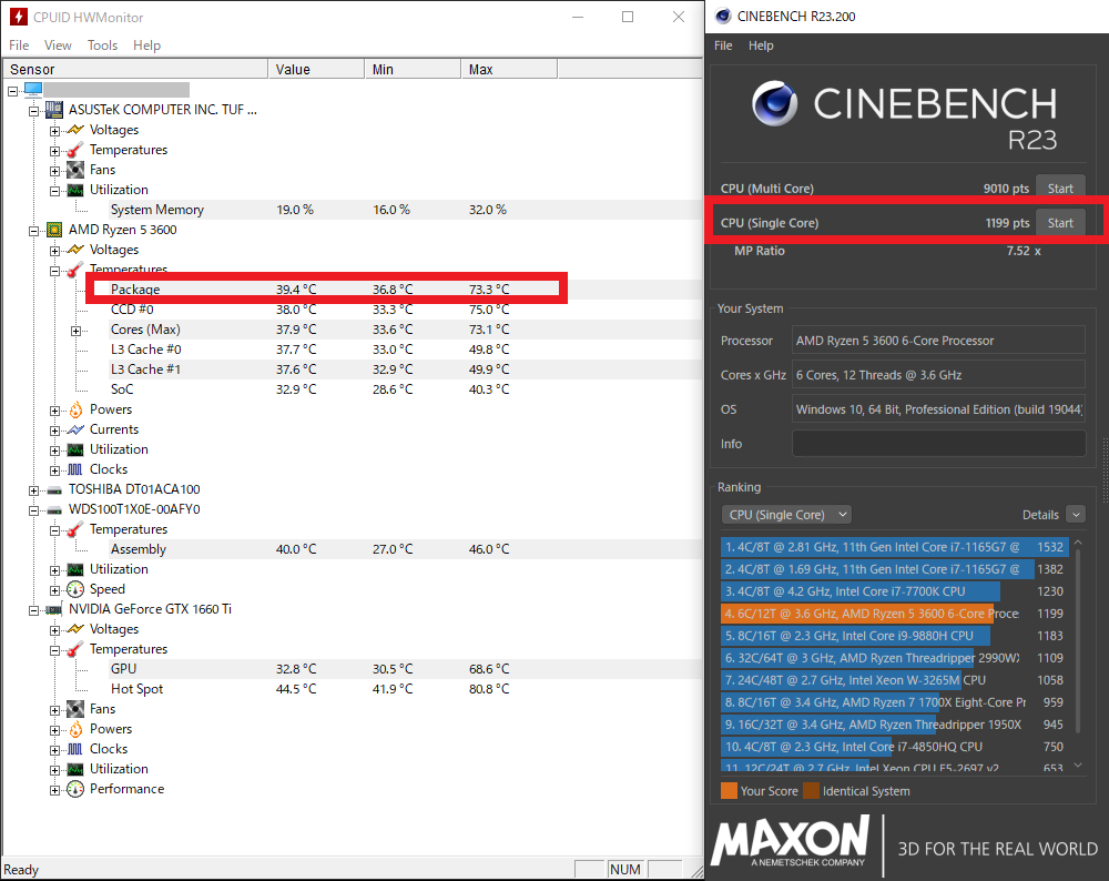 CPU Ryzen5 3600から5600へ換装しFF14・Cinebenchベンチマークをしてみた | うさねこ散歩