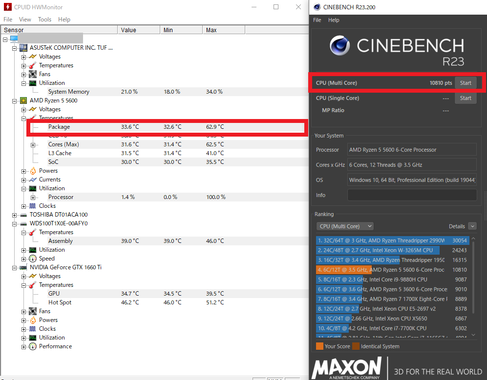 CPU Ryzen5 3600から5600へ換装しFF14・Cinebenchベンチマークをしてみた | うさねこ散歩