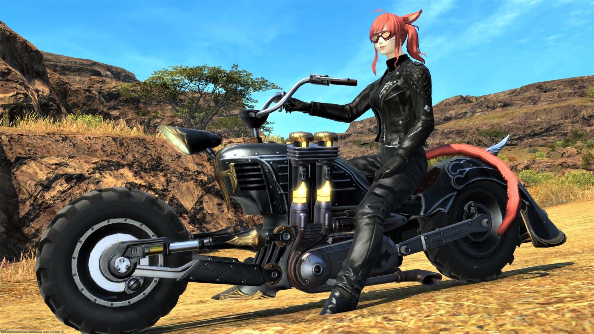 FF14 マウント ガーロンドGLII うさねこ散歩