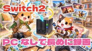 Switch2を30秒以上録画したい人へ｜PCなしで長めに残す方法